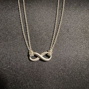 Infinity Double Chain Necklace